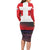 Netherlands Utrecht Province Long Sleeve Bodycon Dress Flag Style