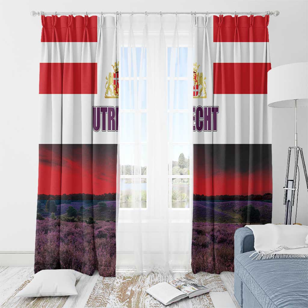 Netherlands Utrecht Province Window Curtain Flag Style