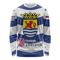 Netherlands Zeeland Province Long Sleeve Shirt Flag Style