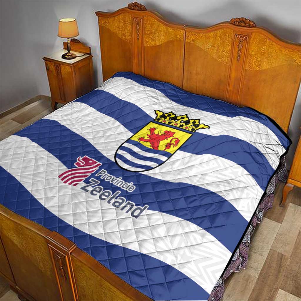 Netherlands Zeeland Province Quilt Flag Style