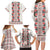 Romanian Traditional Pattern with Martenitsa Family Matching Long Sleeve Bodycon Dress and Hawaiian Shirt Happy Martisor Day 1 March