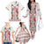 Romanian Traditional Pattern with Martenitsa Family Matching Off The Shoulder Long Sleeve Dress and Hawaiian Shirt Happy Martisor Day 1 March