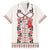 Romanian Traditional Pattern with Martenitsa Family Matching Off The Shoulder Long Sleeve Dress and Hawaiian Shirt Happy Martisor Day 1 March