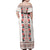 Romanian Traditional Pattern with Martenitsa Family Matching Off Shoulder Maxi Dress and Hawaiian Shirt Happy Martisor Day 1 March