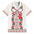 Romanian Traditional Pattern with Martenitsa Family Matching Off Shoulder Short Dress and Hawaiian Shirt Happy Martisor Day 1 March