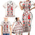 Romanian Traditional Pattern with Martenitsa Family Matching Short Sleeve Bodycon Dress and Hawaiian Shirt Happy Martisor Day 1 March