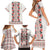 Romanian Traditional Pattern with Martenitsa Family Matching Short Sleeve Bodycon Dress and Hawaiian Shirt Happy Martisor Day 1 March