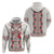 Romanian Traditional Pattern with Martenitsa Hoodie Happy Martisor Day 1 March