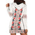 Romanian Traditional Pattern with Martenitsa Hoodie Dress Happy Martisor Day 1 March