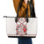 Romanian Traditional Pattern with Martenitsa Leather Tote Bag Happy Martisor Day 1 March