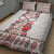 Romanian Traditional Pattern with Martenitsa Quilt Bed Set Happy Martisor Day 1 March