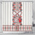 Romanian Traditional Pattern with Martenitsa Shower Curtain Happy Martisor Day 1 March