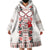 Romanian Traditional Pattern with Martenitsa Wearable Blanket Hoodie Happy Martisor Day 1 March