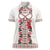 Romanian Traditional Pattern with Martenitsa Women Polo Shirt Happy Martisor Day 1 March