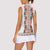 Romanian Traditional Pattern with Martenitsa Women Sleeveless Polo Shirt Happy Martisor Day 1 March