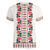 Romanian Traditional Pattern with Martenitsa Women V-Neck T-Shirt Happy Martisor Day 1 March