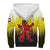 Netherlands Provincie Zuid-Holland Personalized Sherpa Hoodie Flag Style