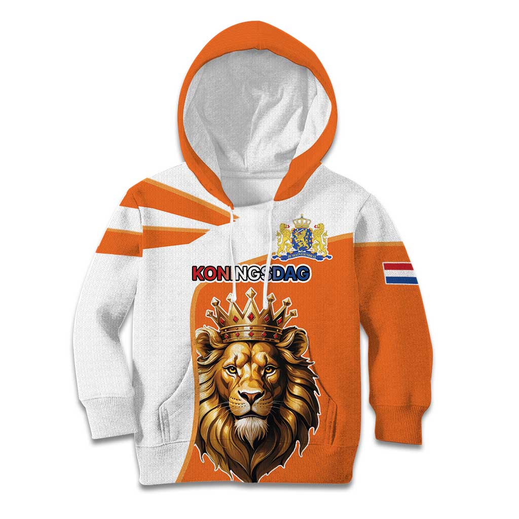 Netherlands Koningsdag Kid Hoodie Happy King's Day