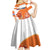 Netherlands Koningsdag Kid Short Sleeve Dress Happy King's Day