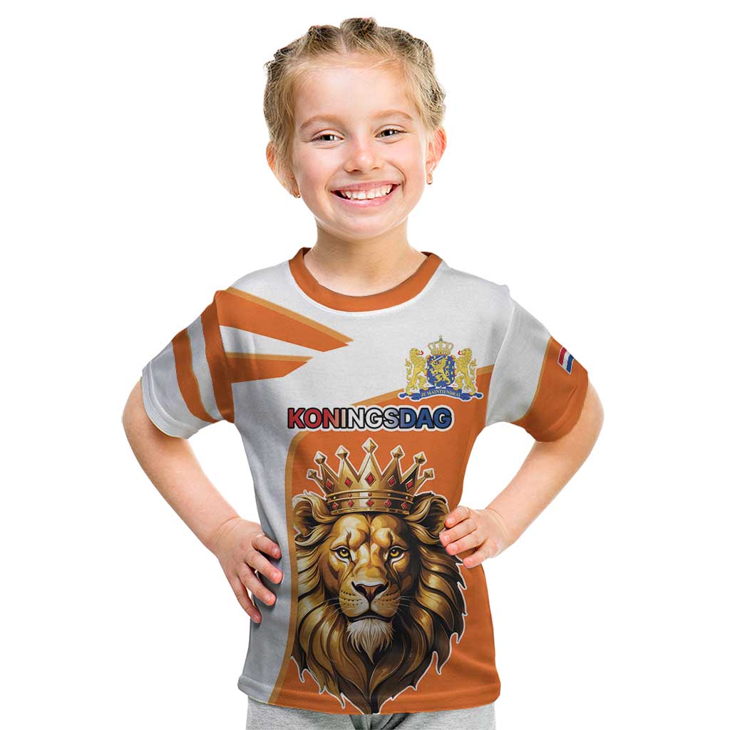 Netherlands Koningsdag Kid T Shirt Happy King's Day