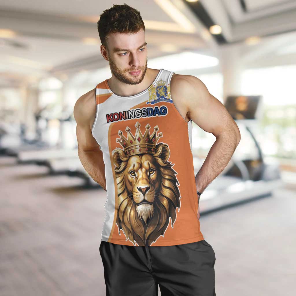 Netherlands Koningsdag Men Tank Top Happy King's Day