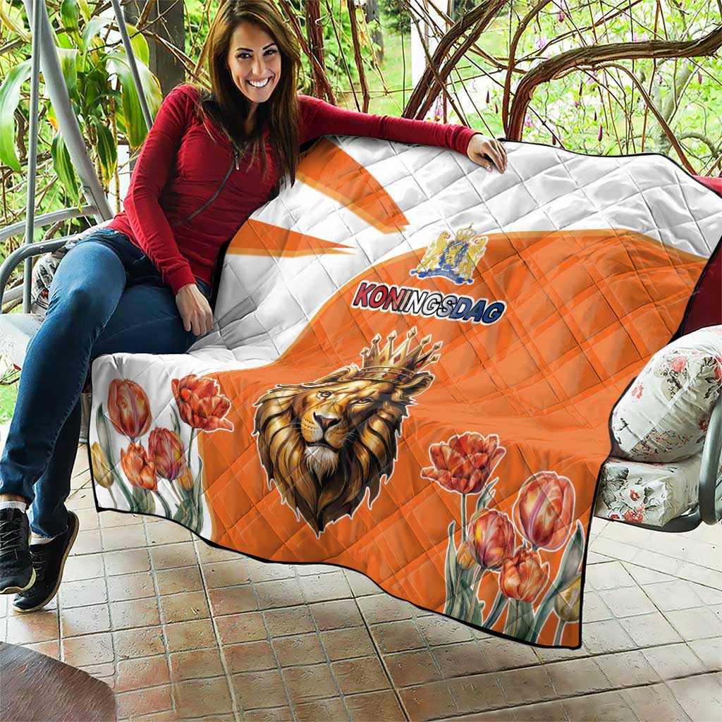 Netherlands Koningsdag Quilt Happy King's Day