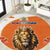 Netherlands Koningsdag Round Carpet Happy King's Day