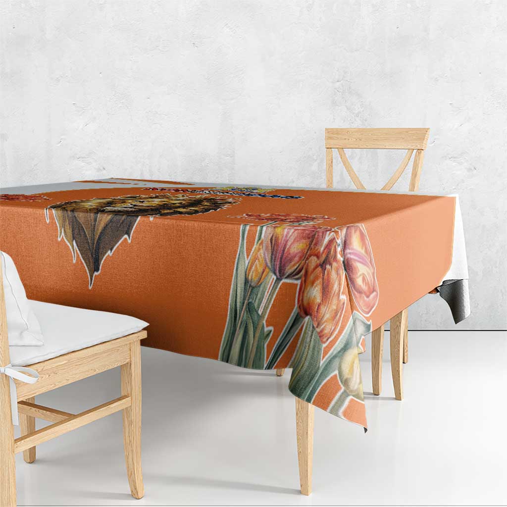 Netherlands Koningsdag Tablecloth Happy King's Day