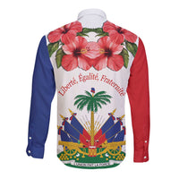 Haitian Revolution 1791-1804 Long Sleeve Button Shirt Lage d Lendependans