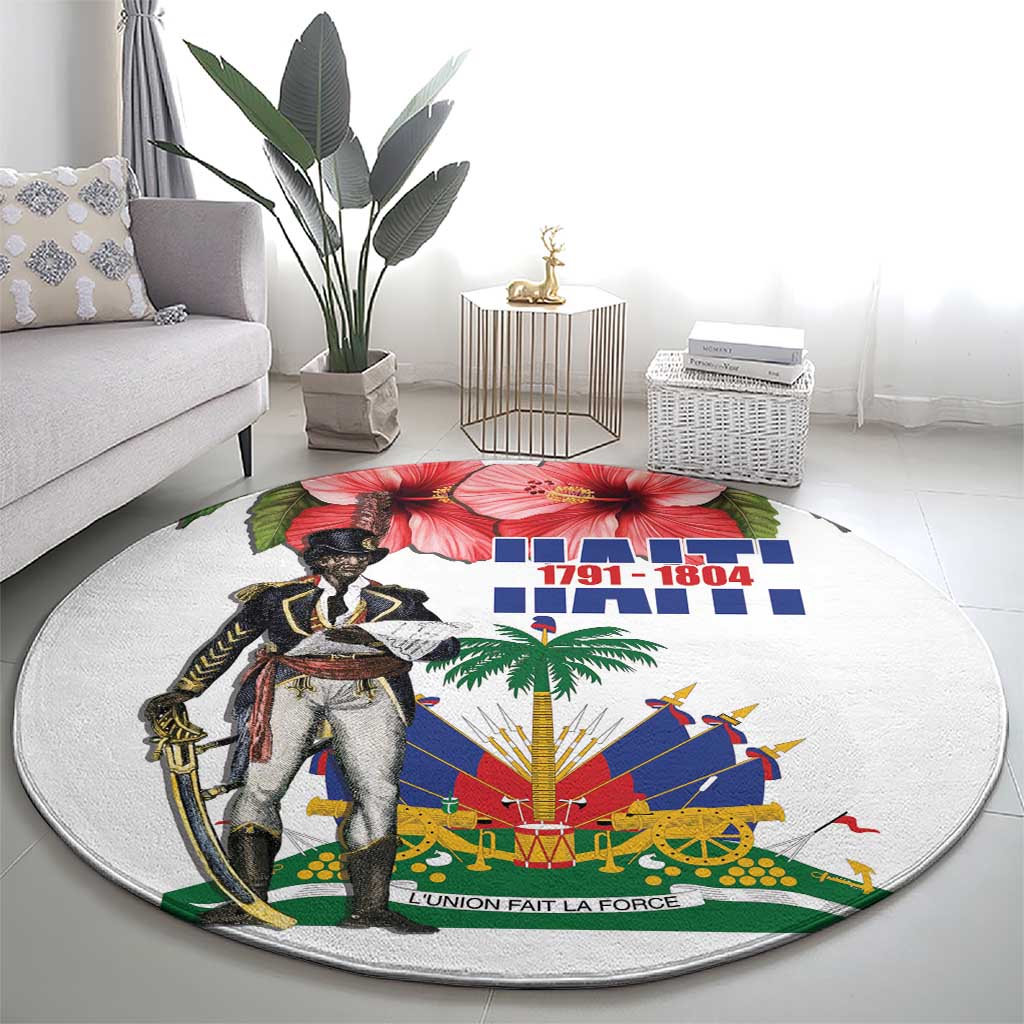 Haitian Revolution 1791-1804 Round Carpet Lage d Lendependans