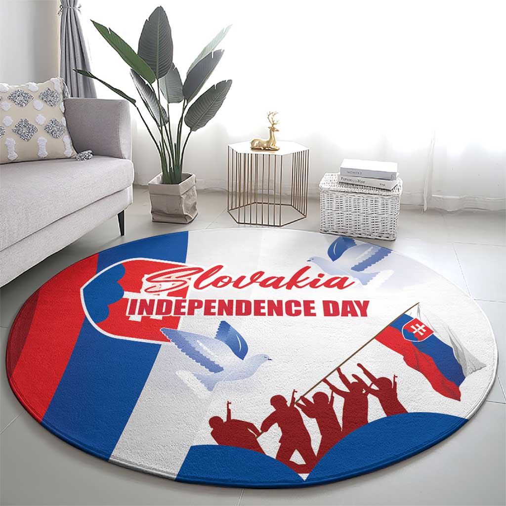 Slovakia Independence Day Round Carpet 17th July 1992