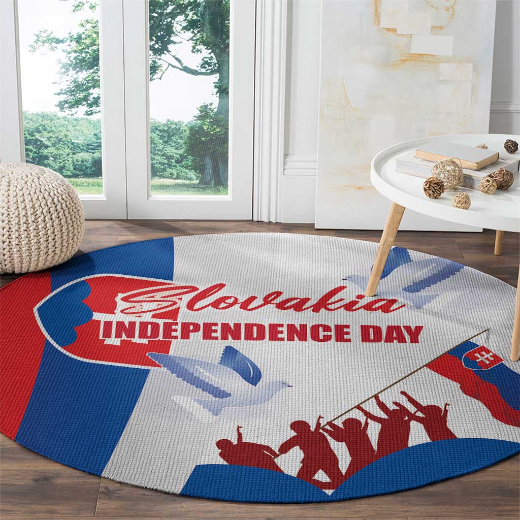 Slovakia Independence Day Round Carpet 17th July 1992
