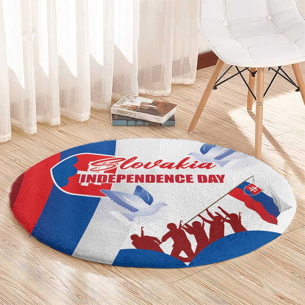 Slovakia Independence Day Round Carpet 17th July 1992