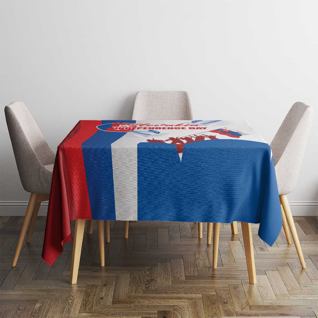 Slovakia Independence Day Tablecloth 17th July 1992