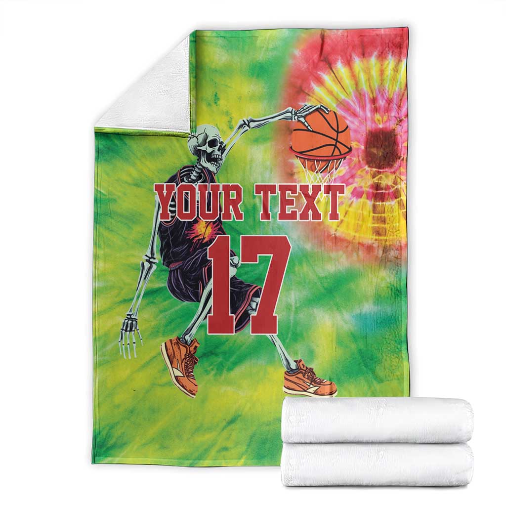 Custom Lithuania Basketball Blanket Retro Style Version 1992
