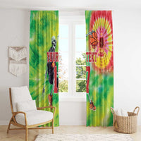 Custom Lithuania Basketball Window Curtain Retro Style Version 1992