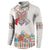 Romania Happy Martisor Day 1 March Button Sweatshirt Martenitsa and Peony Romanian Traditional Pattern