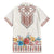 Romania Happy Martisor Day 1 March Family Matching Mermaid Dress and Hawaiian Shirt Martenitsa and Peony Romanian Traditional Pattern