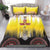 Custom Romania Football Go Champions Bedding Set Romanian Traditional Patern