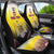 Custom Romania Football Go Champions Car Seat Cover Romanian Traditional Patern