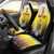 Custom Romania Football Go Champions Car Seat Cover Romanian Traditional Patern