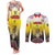 Custom Romania Football Go Champions Couples Matching Tank Maxi Dress and Long Sleeve Button Shirt Romanian Traditional Patern