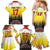 Custom Romania Football Go Champions Family Matching Mermaid Dress and Hawaiian Shirt Romanian Traditional Patern