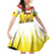 Custom Romania Football Go Champions Family Matching Off Shoulder Short Dress and Hawaiian Shirt Romanian Traditional Patern