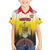 Custom Romania Football Go Champions Family Matching Puletasi and Hawaiian Shirt Romanian Traditional Patern