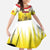 Custom Romania Football Go Champions Family Matching Summer Maxi Dress and Hawaiian Shirt Romanian Traditional Patern