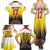 Custom Romania Football Go Champions Family Matching Summer Maxi Dress and Hawaiian Shirt Romanian Traditional Patern