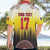 Custom Romania Football Go Champions Hawaiian Shirt Romanian Traditional Patern