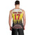 Custom Romania Football Go Champions Men Tank Top Romanian Traditional Patern