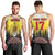 Custom Romania Football Go Champions Men Tank Top Romanian Traditional Patern